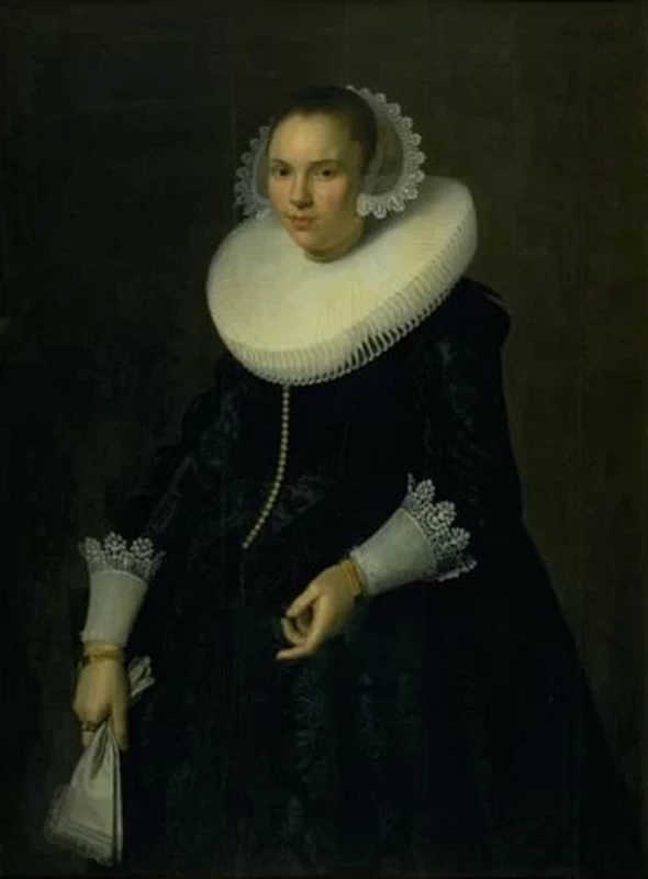 Ritratto di una donna, 1635 - Museum (instelling) SMK, National Gallery of Denmark